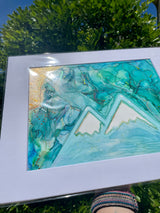 Artwork -mountain rising