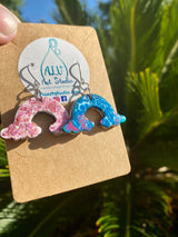 Earrings - Tiny Rainbow wishes 🌈