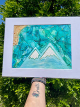 Artwork -mountain rising