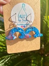 Earrings - Tiny Rainbow wishes 🌈