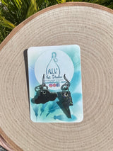 Storm cloud earrings-mini