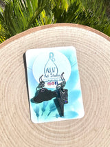 Storm cloud earrings-mini