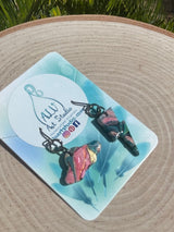 Storm cloud earrings-mini