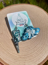 Storm cloud earrings