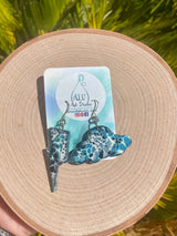 Storm cloud earrings