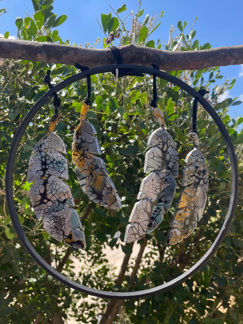 Feather ring art