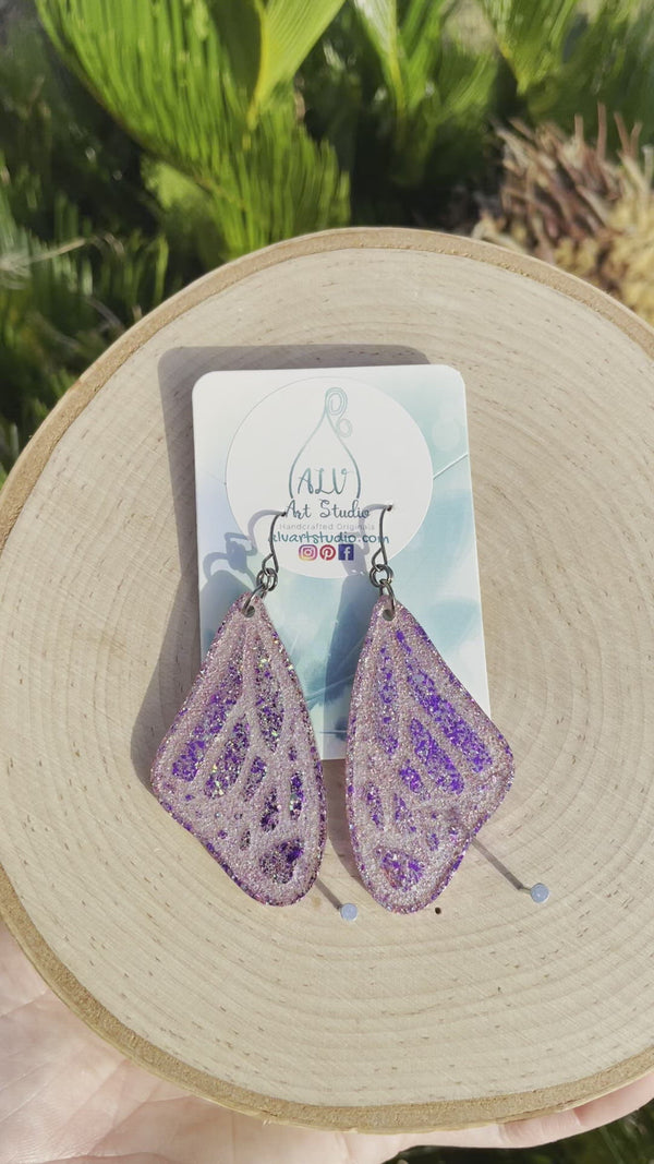 Resin Earrings🦋 Butterfly Wings