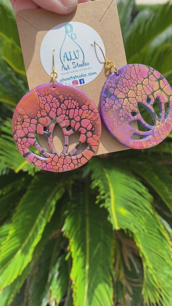 Earrings - Boho Lotus Bloom 💜