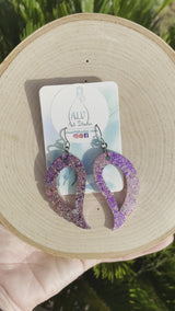 Resin Earrings- Wings