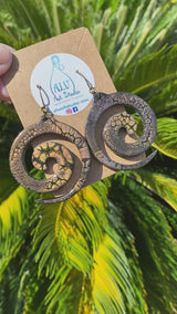 Earrings - Tribal Swirl 🌀