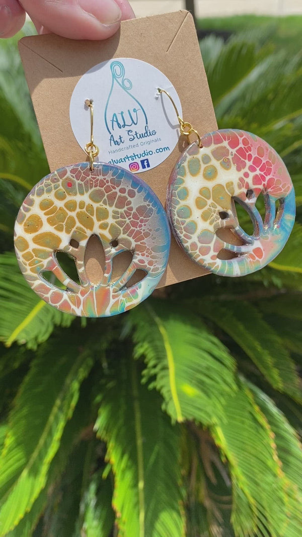 Earrings - Boho Lotus Bloom 💗