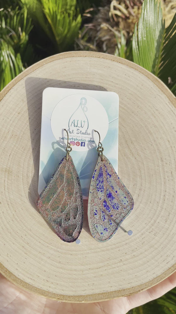 Resin Earrings🦋 Butterfly wings