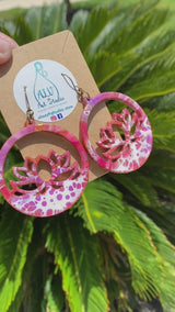 Earrings - Boho Lotus  💜