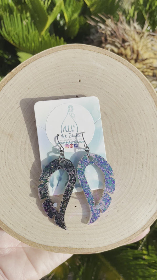 Resin Earrings- Wings