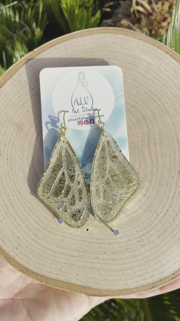 Resin Earrings🦋 Butterfly wings