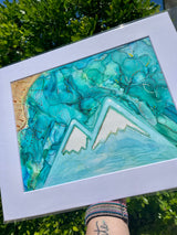 Artwork -mountain rising