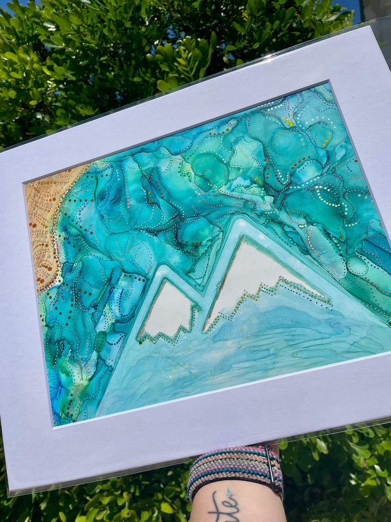 Artwork -mountain rising