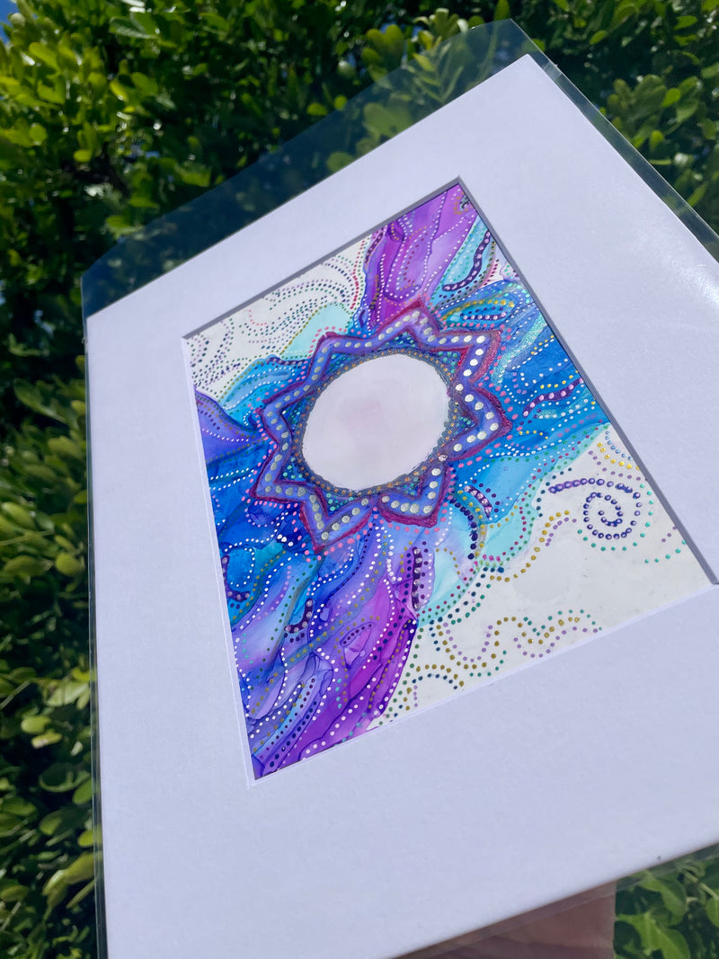 Artwork-mandala flower