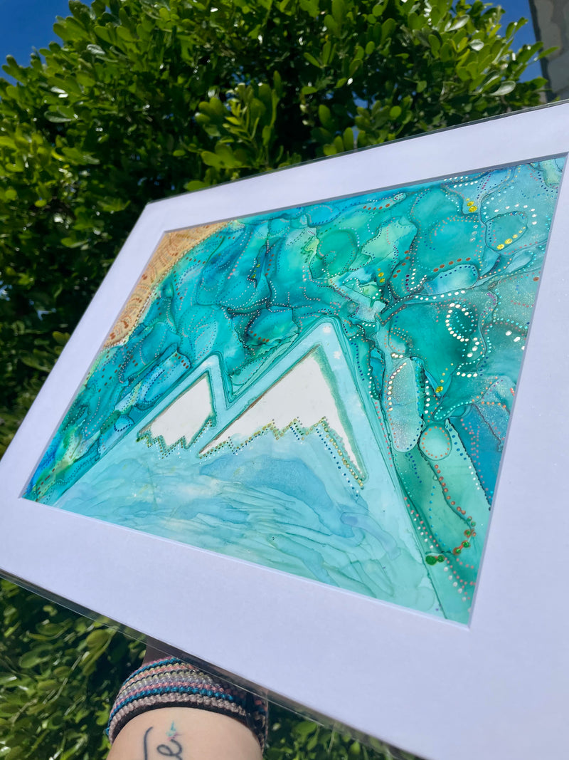 Artwork -mountain rising