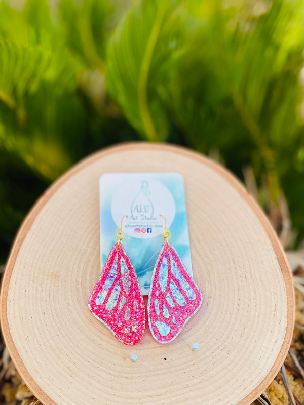 Resin Earrings🦋 Butterfly Wings