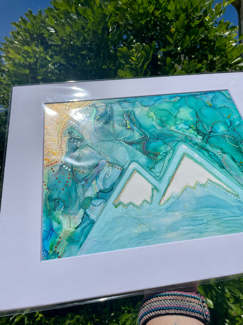 Artwork -mountain rising