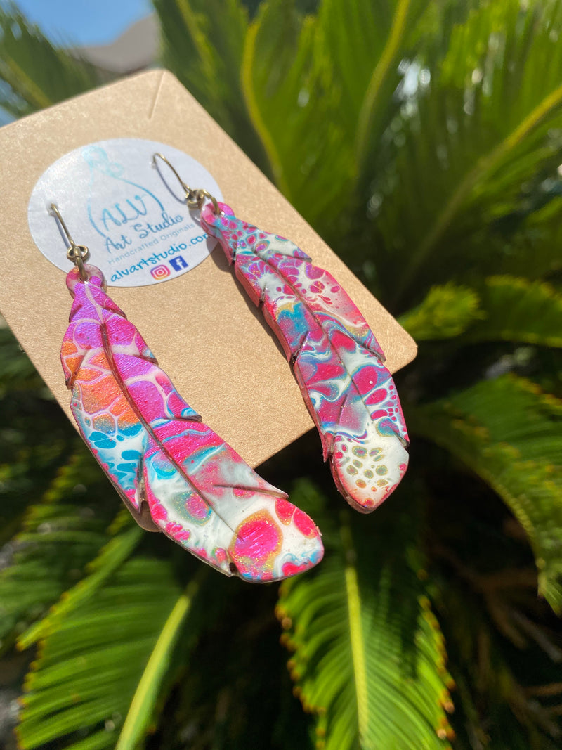 Earrings - Free Spirit Feathers🏵
