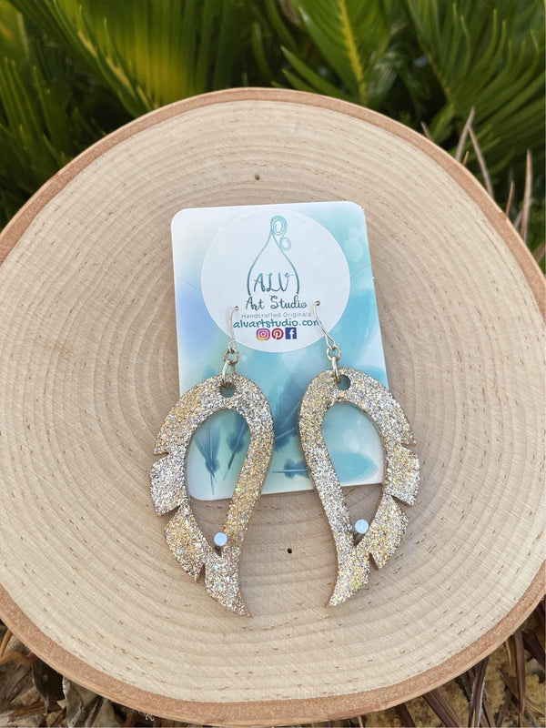 Resin Earrings- Wings