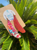 Earrings - Free Spirit Feathers🏵