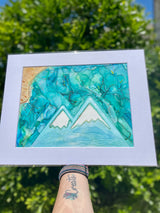 Artwork -mountain rising