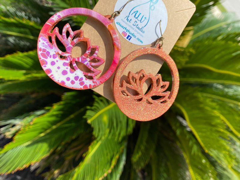 Earrings - Boho Lotus  💜
