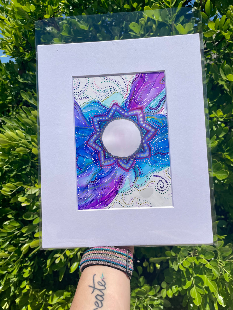 Artwork-mandala flower