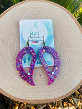 Resin Earrings- Wings