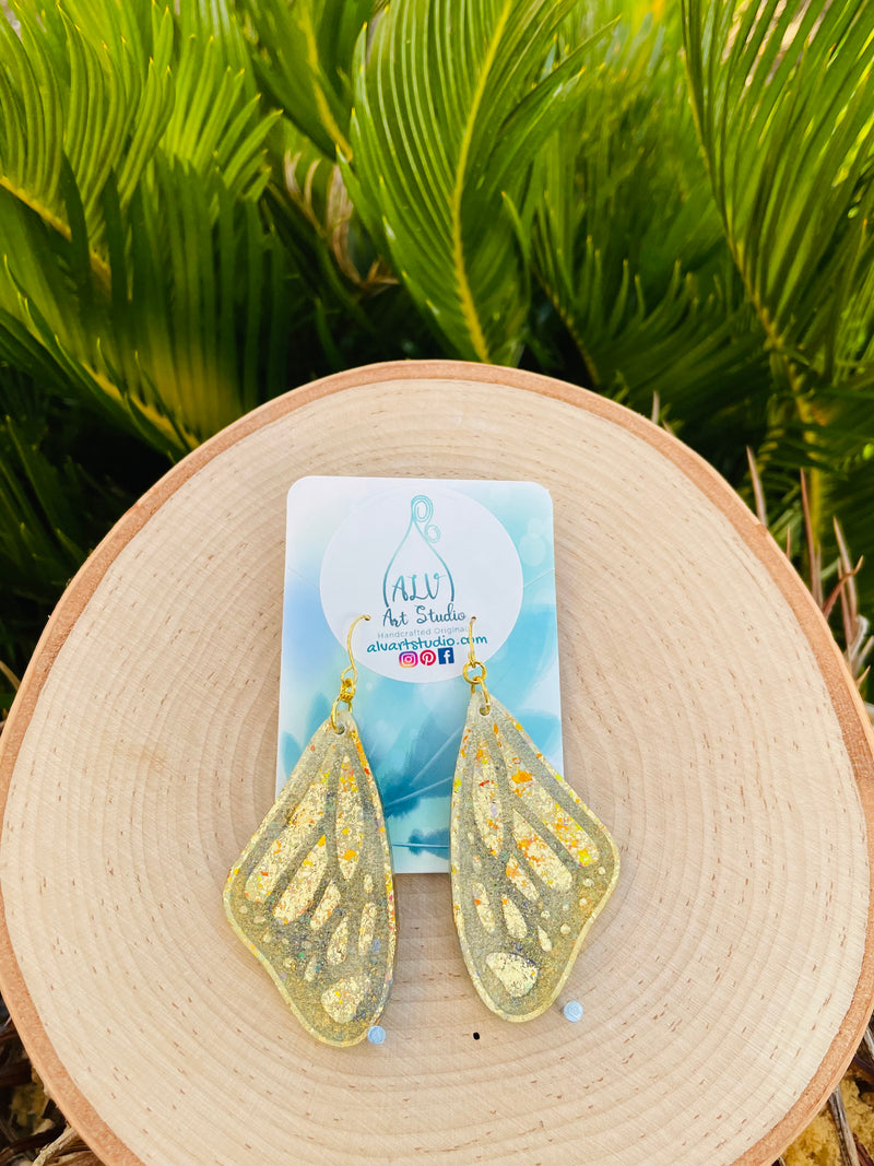 Resin Earrings🦋 Butterfly wings