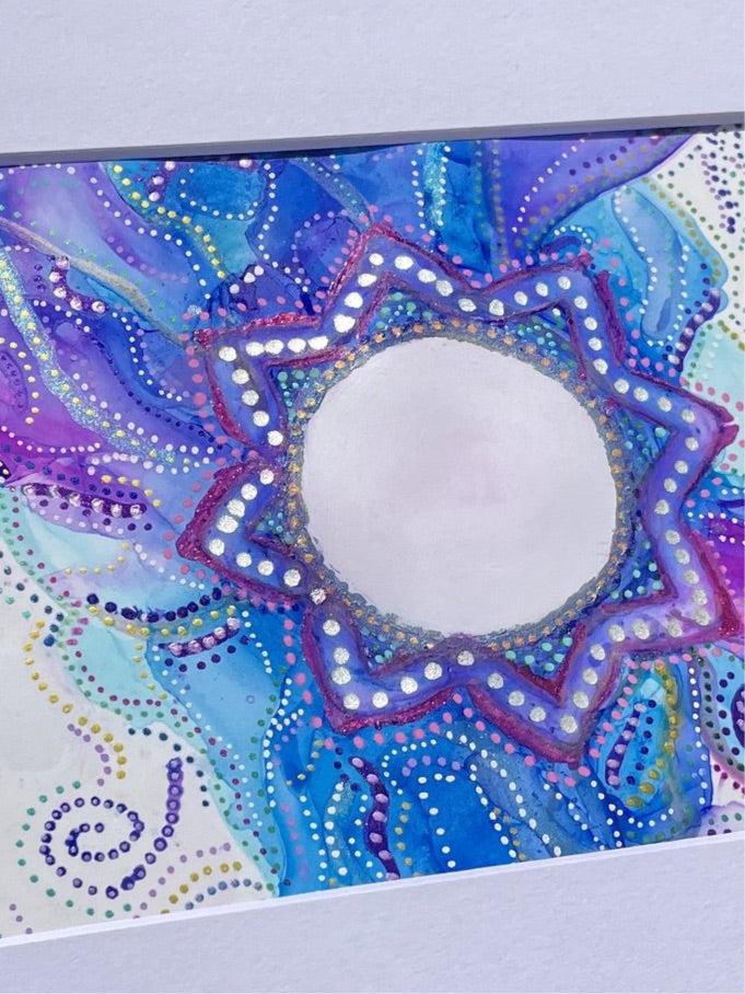 Artwork-mandala flower