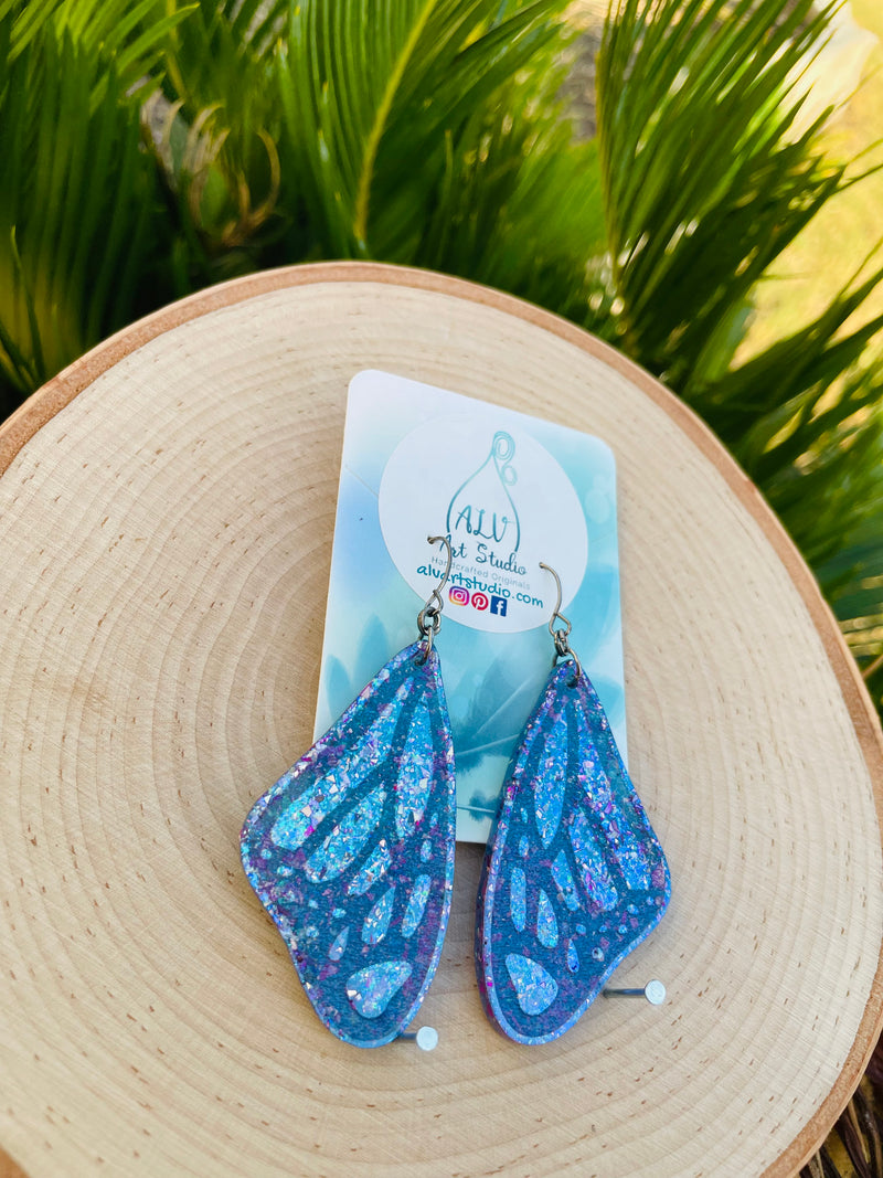 Resin Earrings🦋 Butterfly Wings