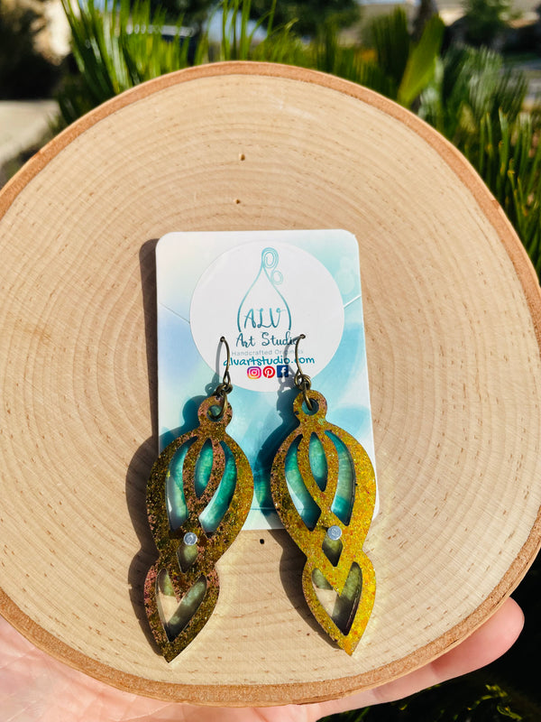 Resin Earrings-whimsey