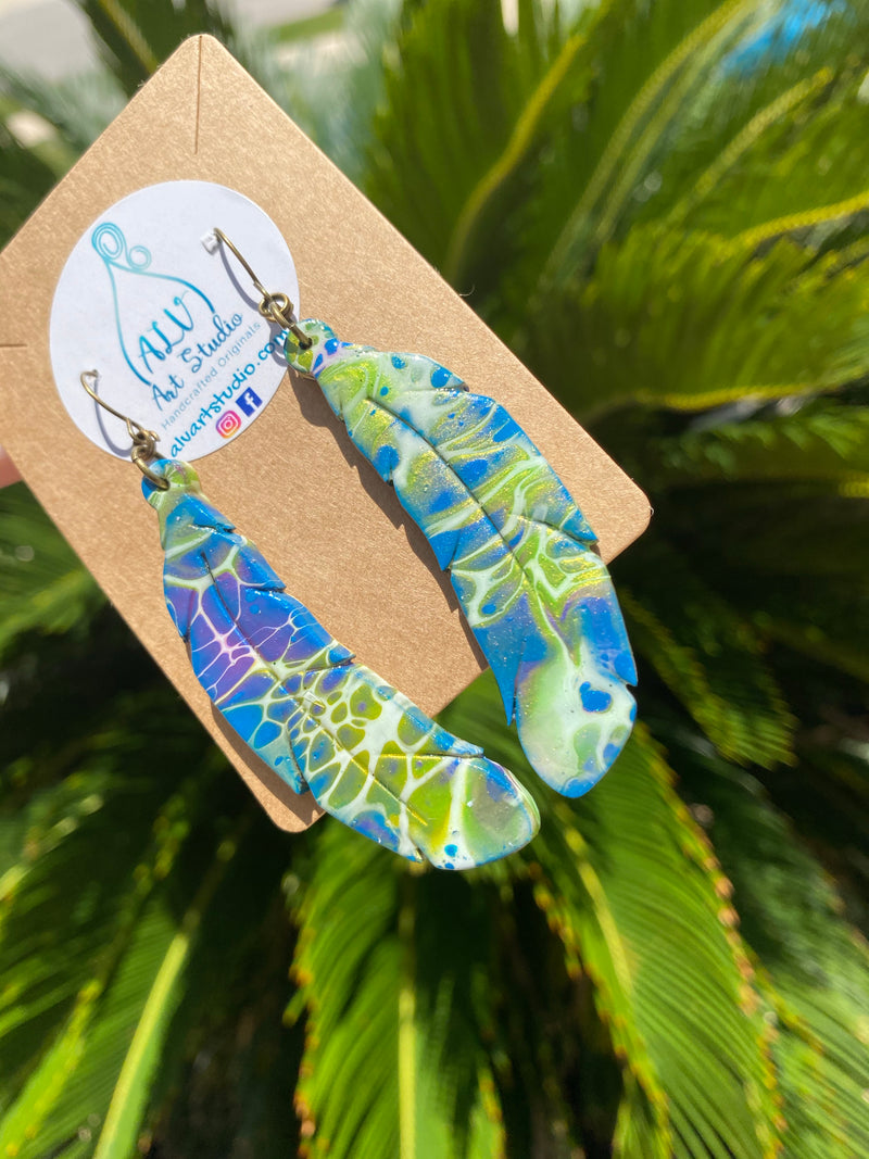 Earrings - Free Spirit Feathers🏵