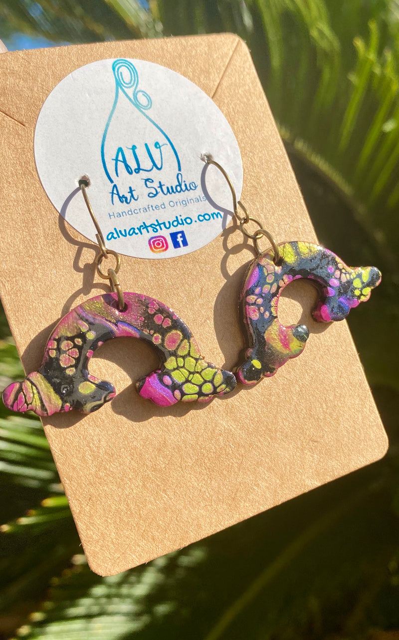Earrings - Tiny Rainbow wishes 🌈