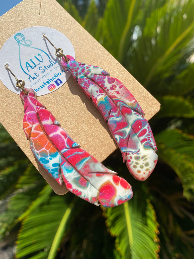 Earrings - Free Spirit Feathers🏵