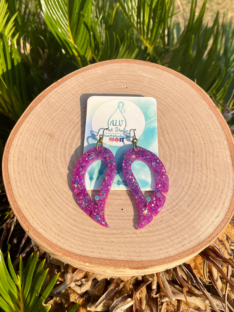 Resin Earrings- Wings