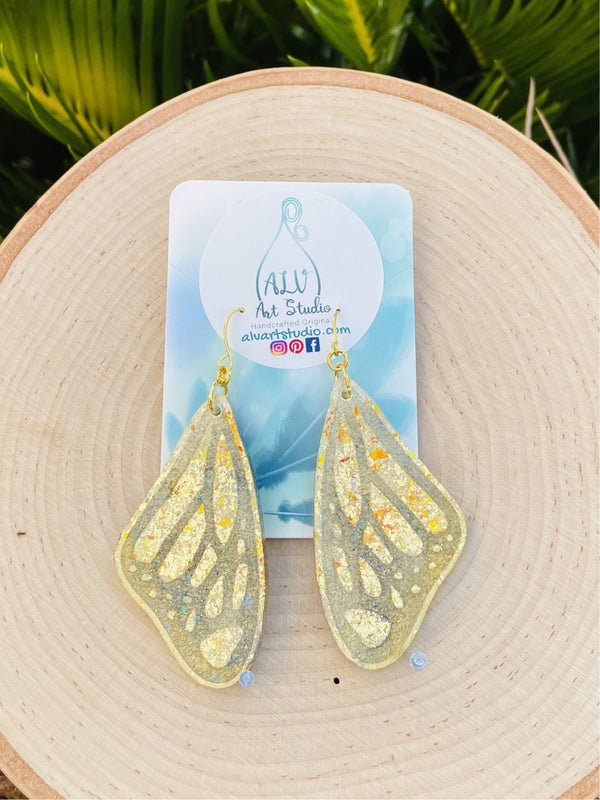 Resin Earrings🦋 Butterfly wings