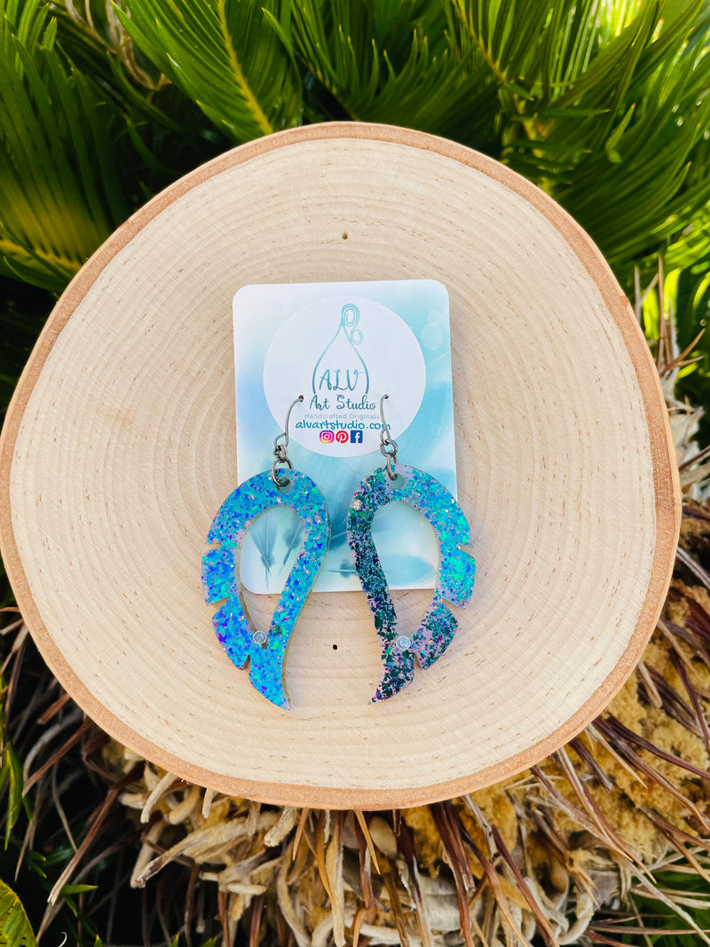 Resin Earrings- Wings