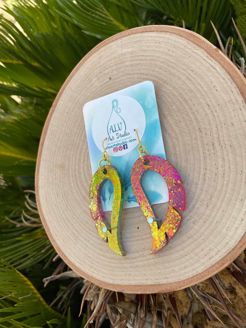 Resin Earrings- Wings