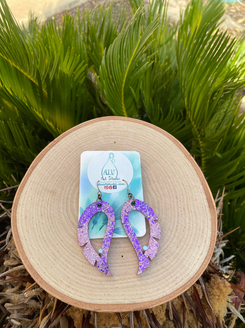 Resin Earrings- Wings